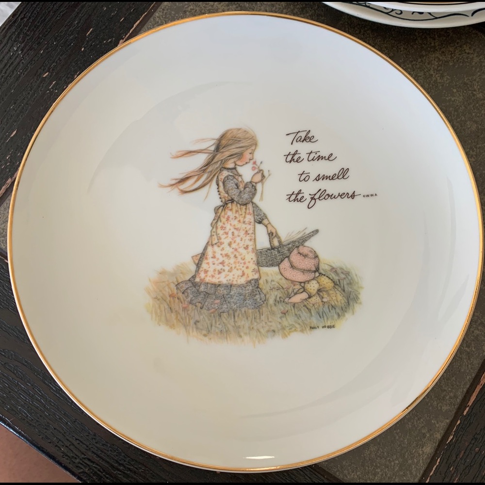 Holly hobbie collectible plate